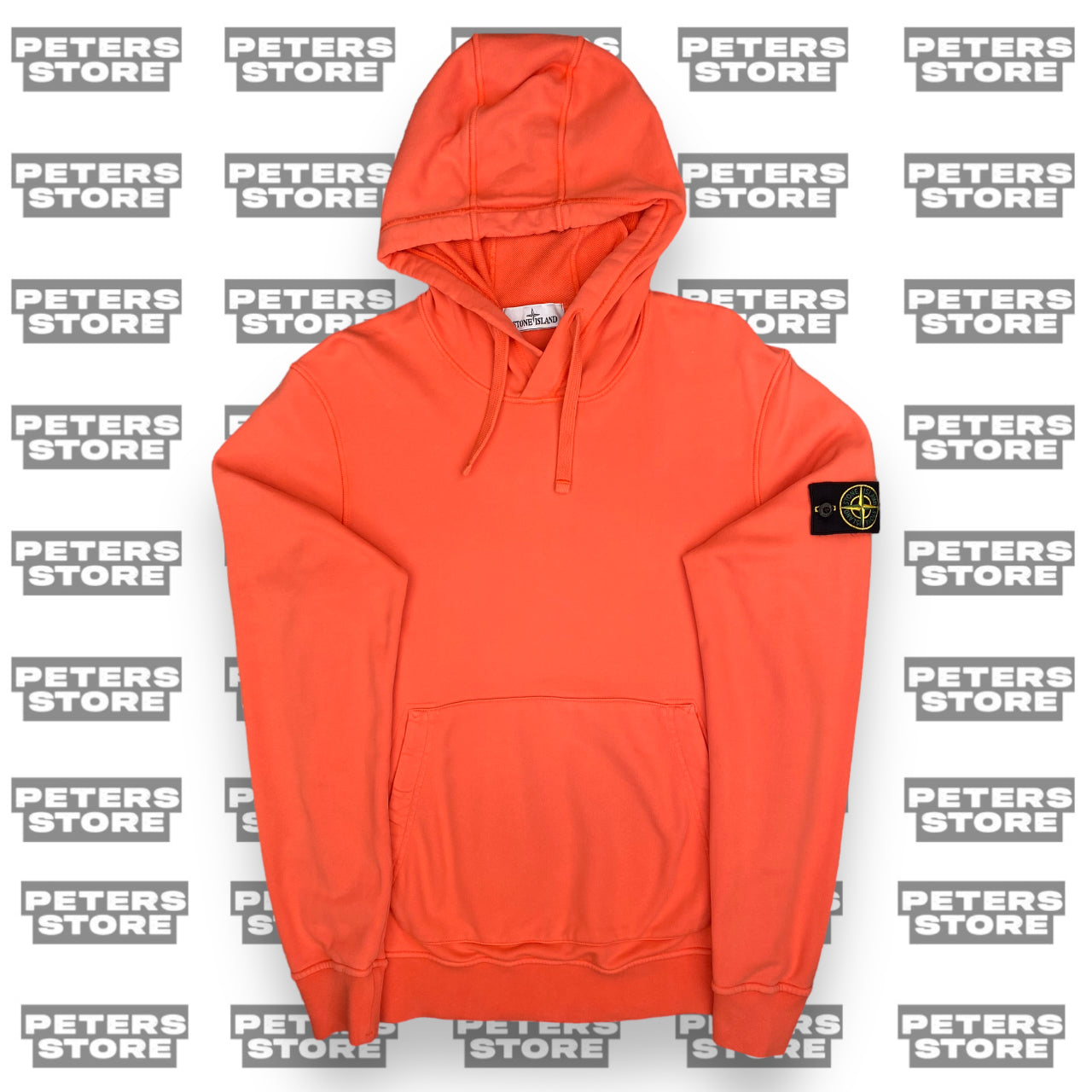 Stone Island Orange Hoodie