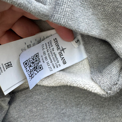 Stone Island Grey Zip-Up Hoodie