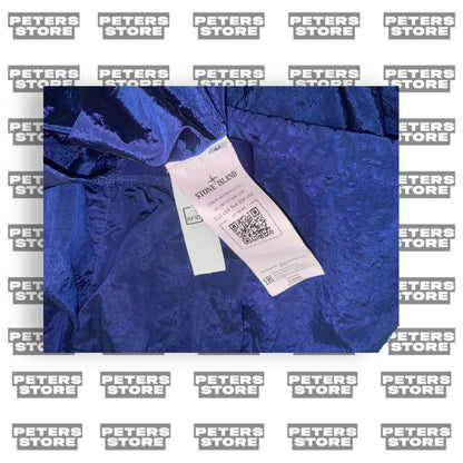 Stone Island Blue Nylon Metal Overshirt