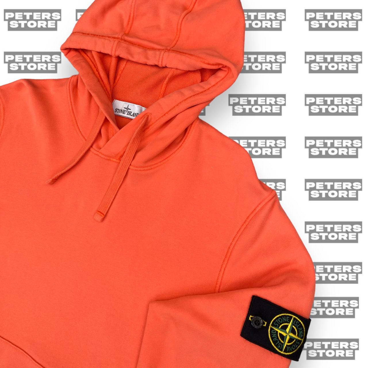 Stone Island Orange Hoodie