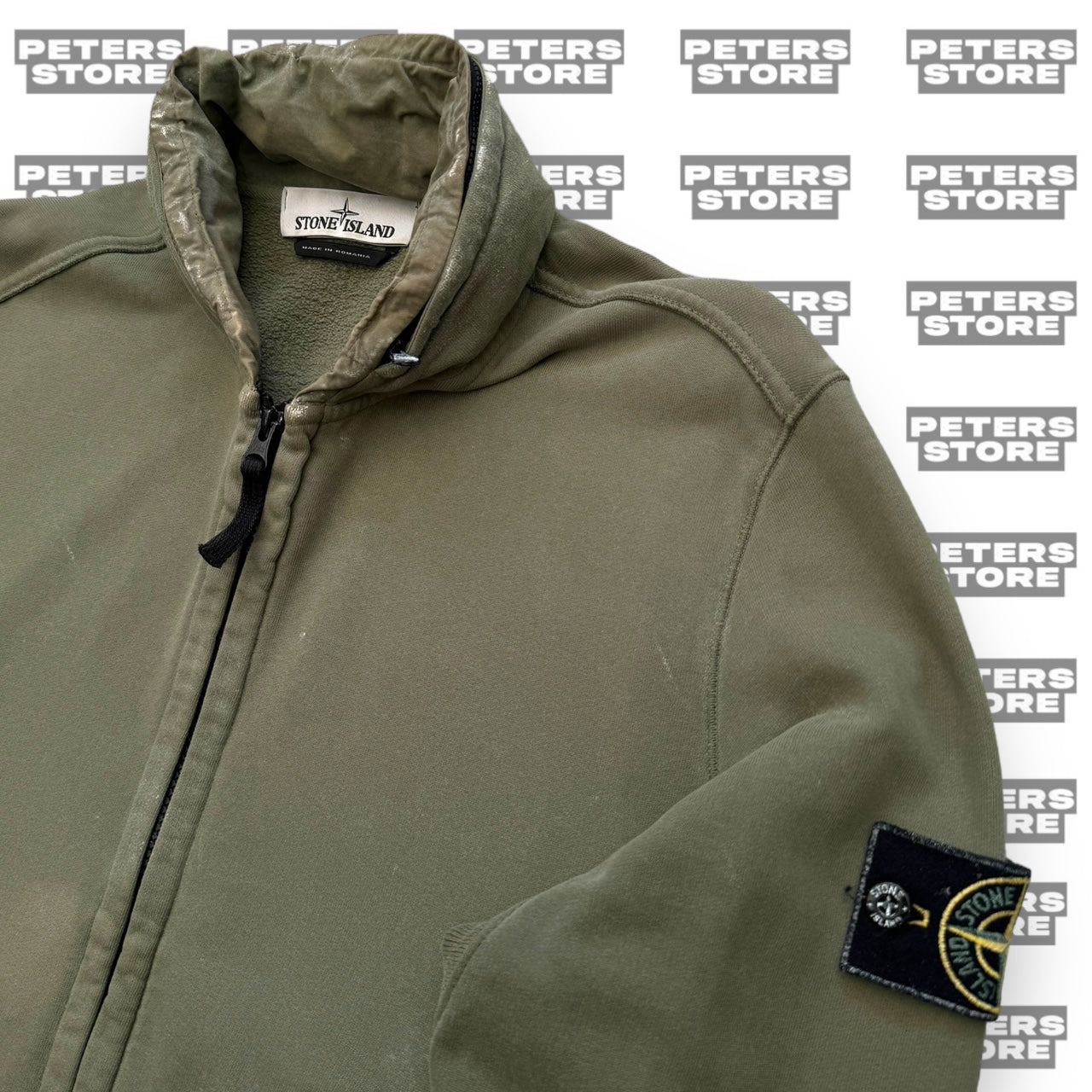 Stone Island Zip Up Frost Jumper