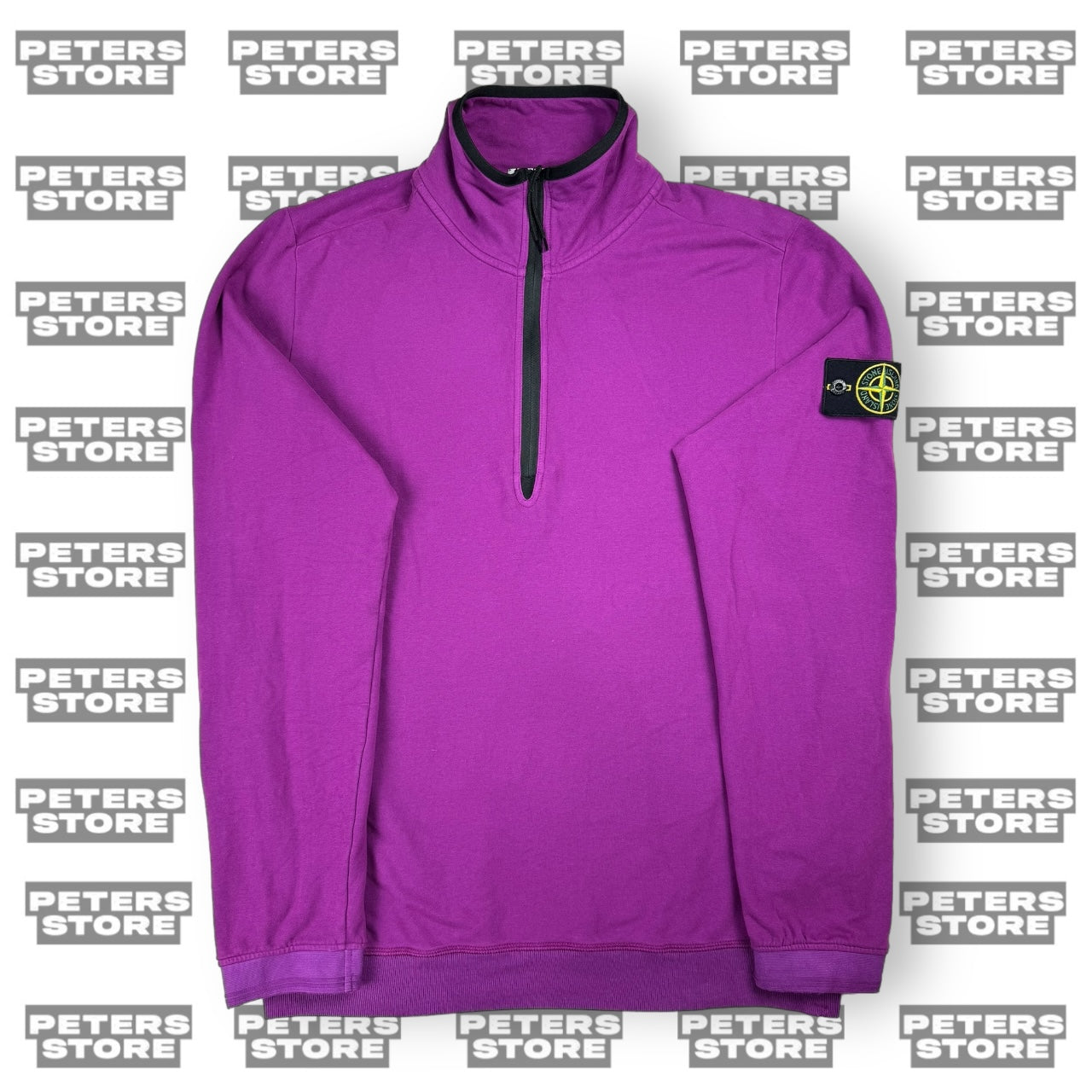 Stone Island Purple Quarter Zip