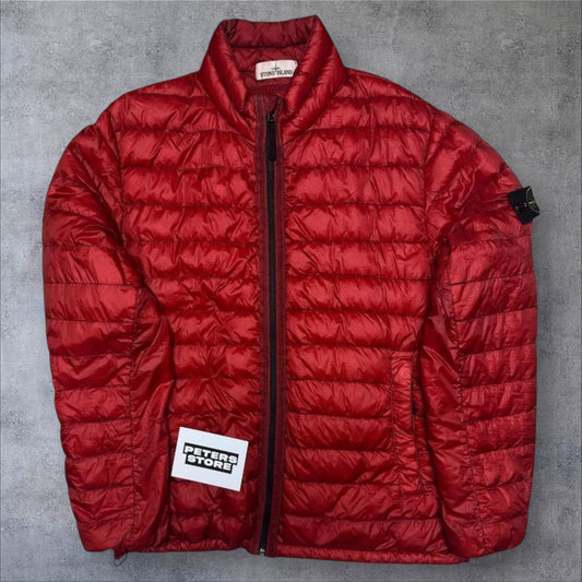 Stone Island Puffer Jacket Red Size XL RRP £650+