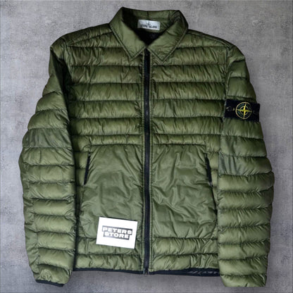 Stone Island Bio Based Puffer Jacket Green Size Large RRP £700+