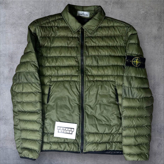 Stone Island Bio Based Puffer Jacket Green Size Large RRP £700+
