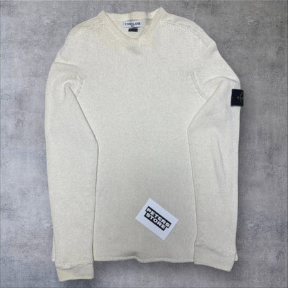 Stone Island Knit Sweater Beige Size Large RRP £300+