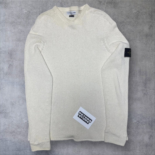 Stone Island Knit Sweater Beige Size Large RRP £300+