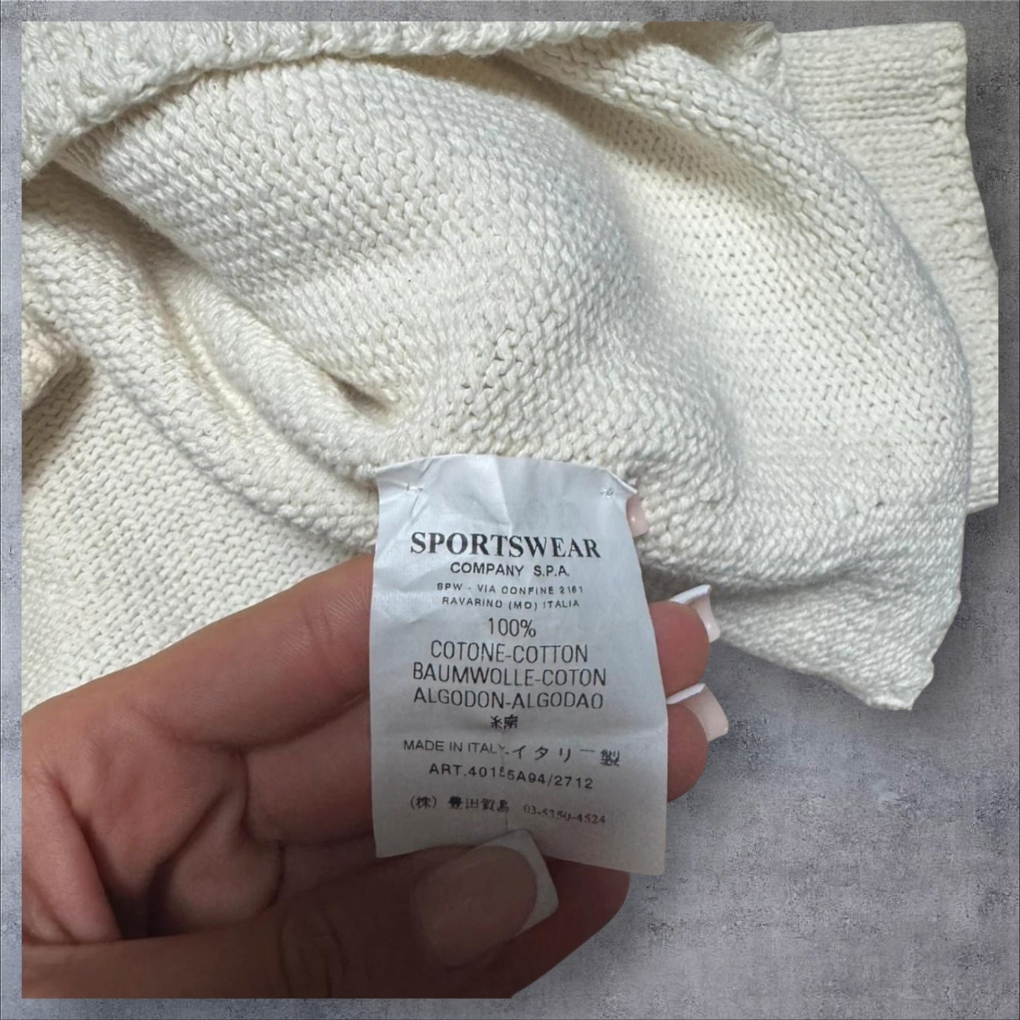 Stone Island Knit Sweater Beige Size Large RRP £300+