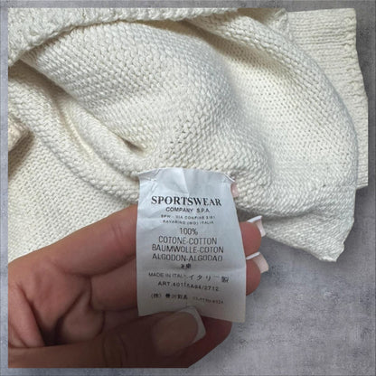 Stone Island Knit Sweater Beige Size Large RRP £300+