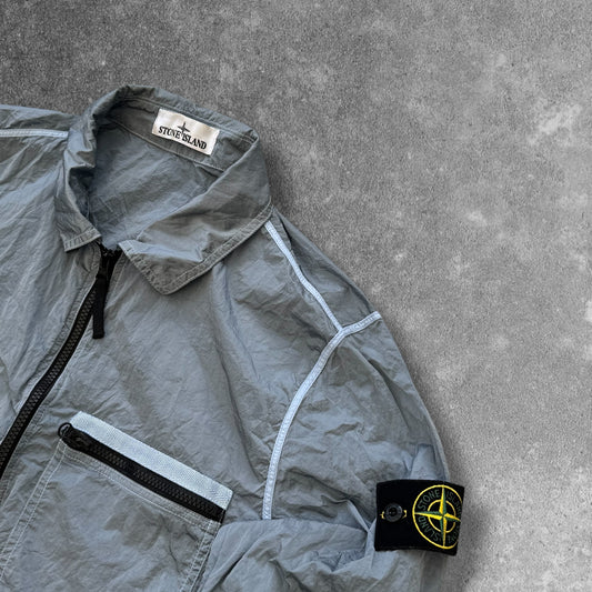 Stone Island overshirt close up