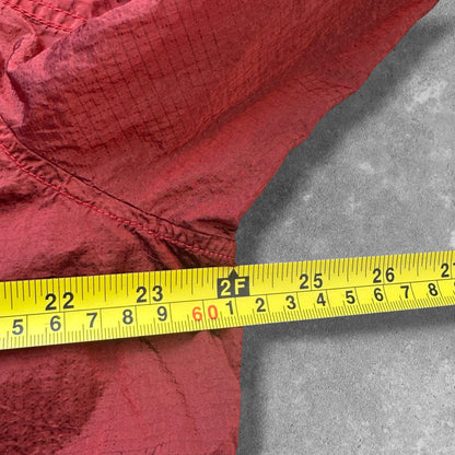 Stone Island red overshirt measurement