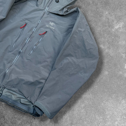 Vintage Arc'teryx Alpha LT Gore-Tex Pro Jacket Titanium Men's XXL RRP £550