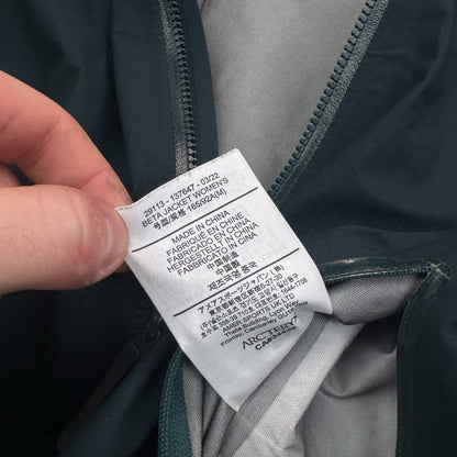 Arc'teryx Beta Jacket 2022 Teal Women's Medium Gore-Tex RRP £350