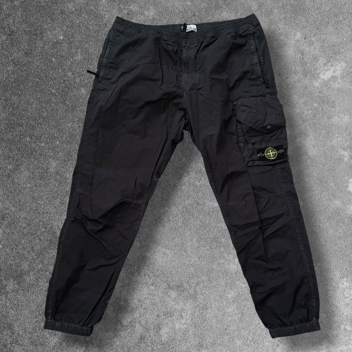 Stone Island Type RE-T Cargo Trousers 2023 Black 3XL W40 RRP £350