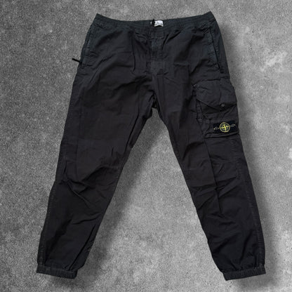 Stone Island Type RE-T Cargo Trousers 2023 Black 3XL W40 RRP £350