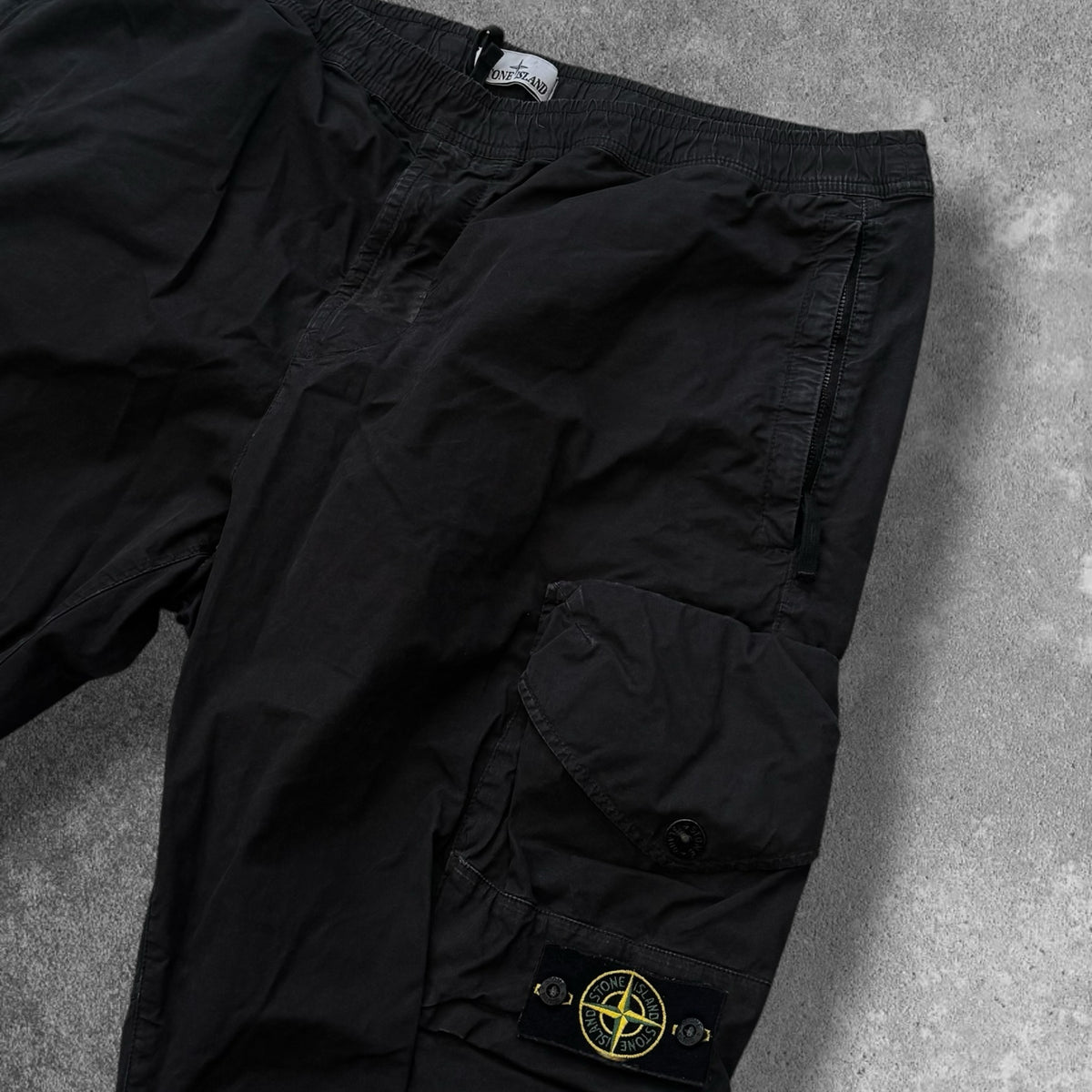 Stone Island Type RE-T Cargo Trousers 2023 Black 3XL W40 RRP £350