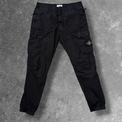 Stone Island Type RE Cargo Trousers 2024 Black XL W36 RRP £350