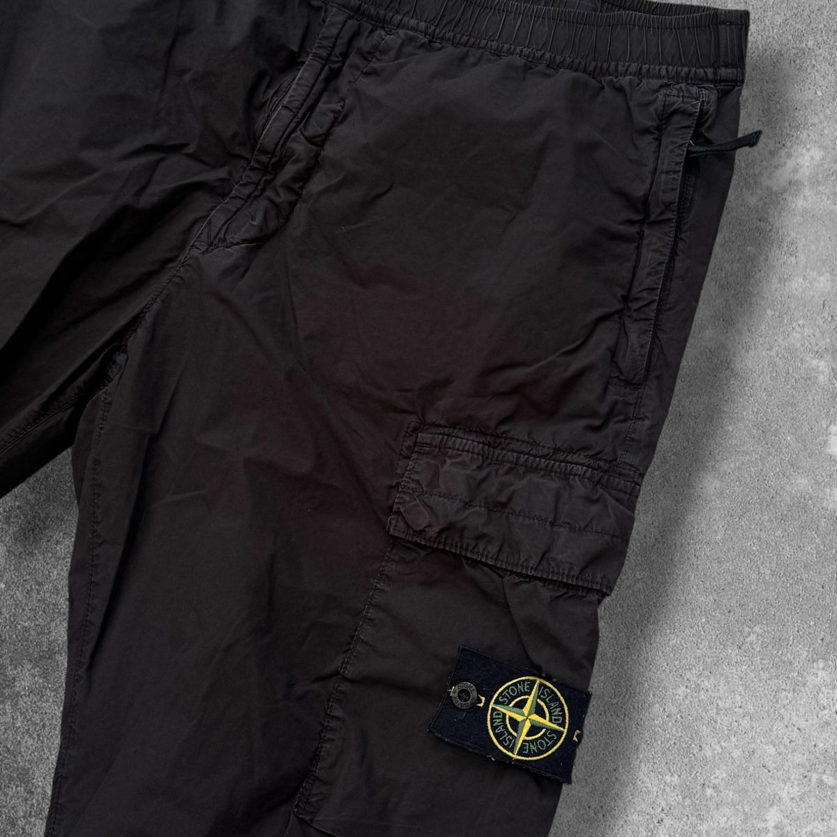 Stone Island Type RE Cargo Trousers 2024 Black XL W36 RRP £350