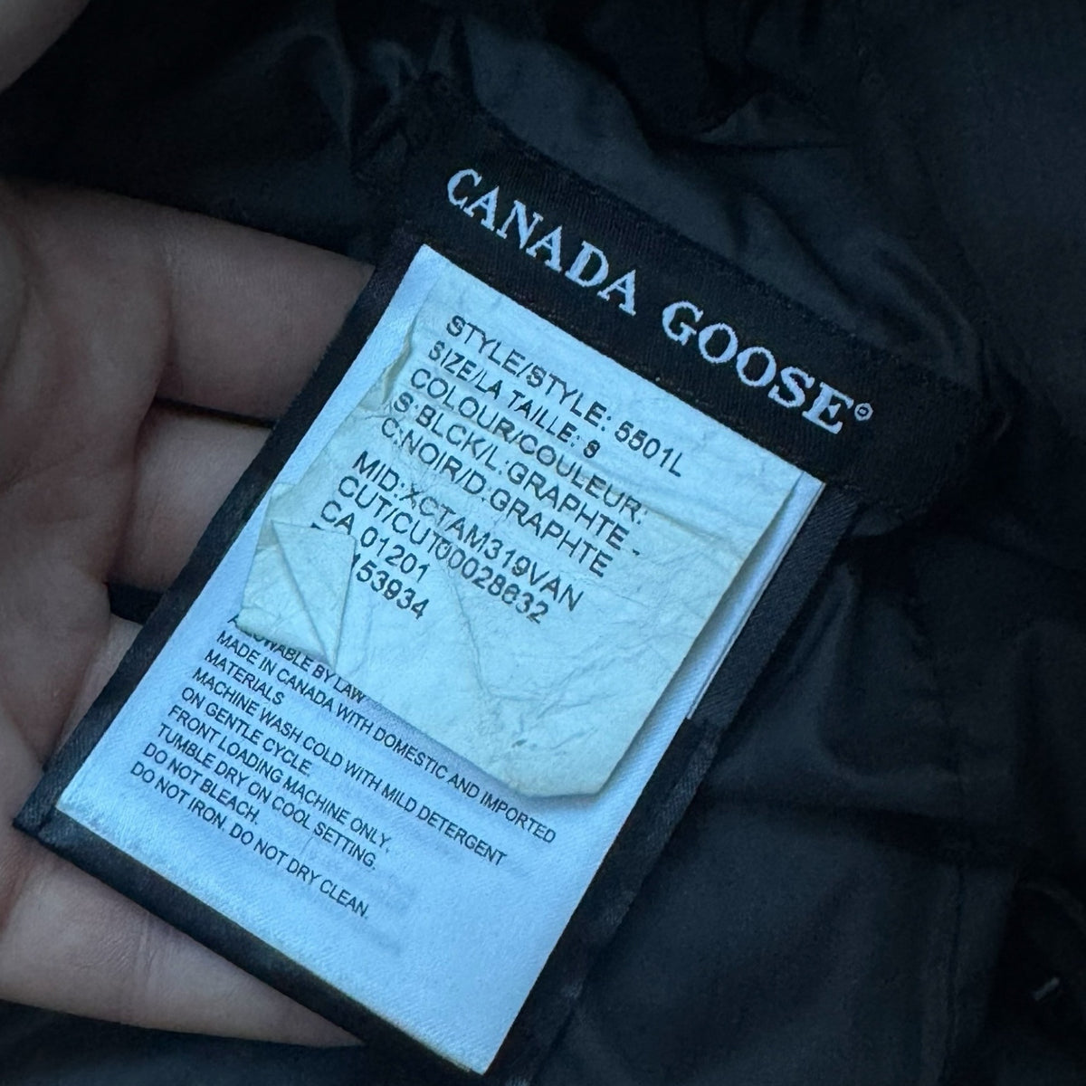 Canada Goose Brookvale Hoody Black Women's Small RRP £595