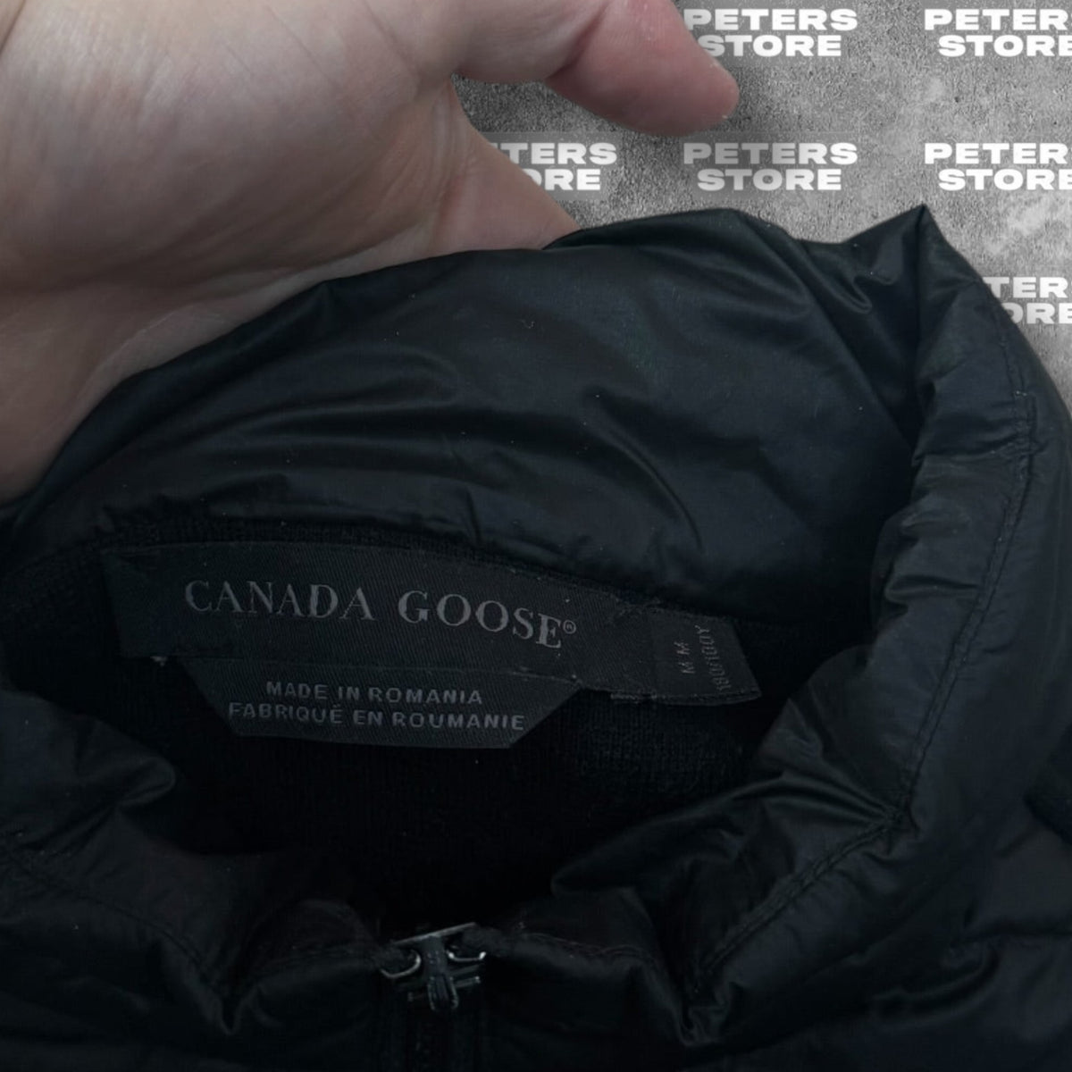 Canada Goose HyBridge Knit Quarter Zip Pullover Black Men's Medium