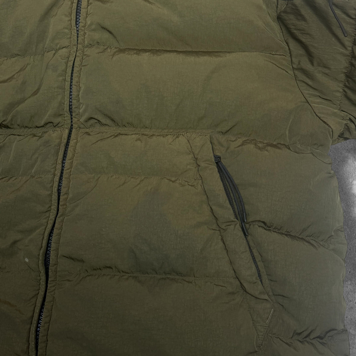 C.P. Company puffer front and pocket