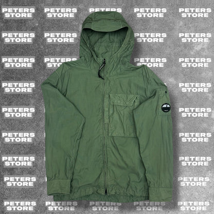 C.P. Company Hooded Utility Overshirt Lens Men's Medium Fits Large Green