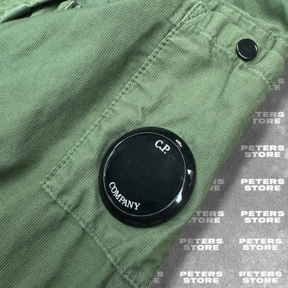 C.P. Company Hooded Utility Overshirt Lens Men's Medium Fits Large Green