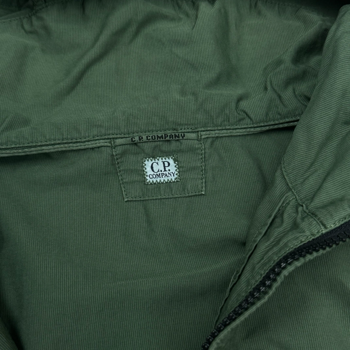 C.P. Company Hooded Utility Overshirt Lens Men's Medium Fits Large Green