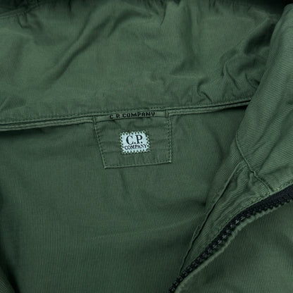 C.P. Company Hooded Utility Overshirt Lens Men's Medium Fits Large Green
