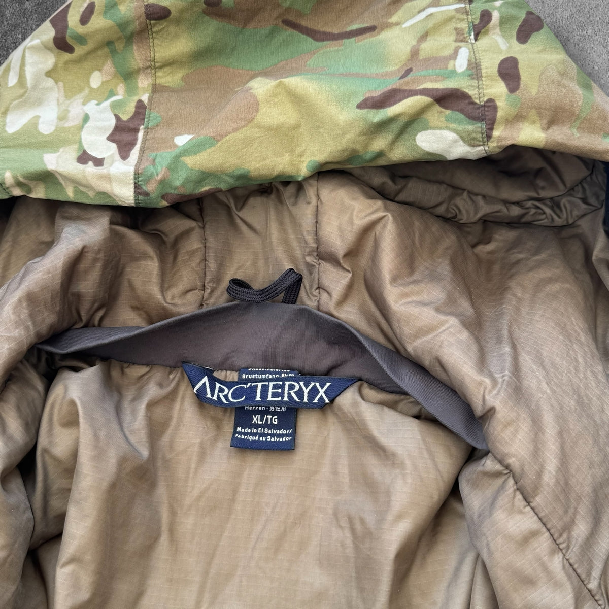 Arc'teryx LEAF Cold WX Hoody LT Multicam Men's XL