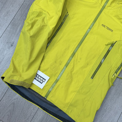 Arc'teryx Goretex Jacket Medium Yellow RRP £350