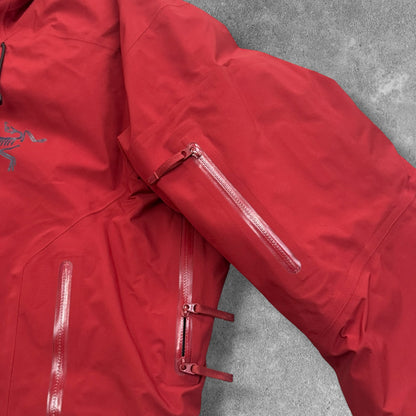 Arc'teryx Fissile Gore-Tex Ski Jacket Red Men's Medium RRP £1000