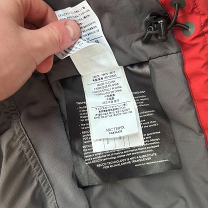 Arc'teryx Fissile Gore-Tex Ski Jacket Red Men's Medium RRP £1000