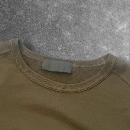 Stone Island Ghost Piece Crewneck Sweatshirt Khaki Men's Large
