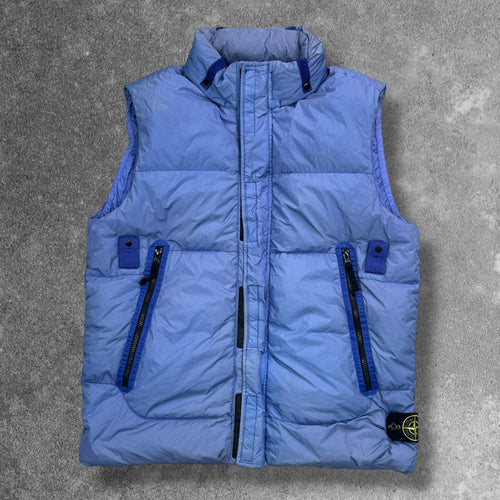 Stone Island Crinkle Reps NY Down Gilet 2023 Periwinkle Men's Medium