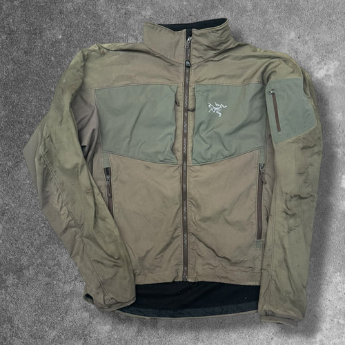 Vintage Arc'teryx Gamma MX Softshell Jacket Khaki Men's Large