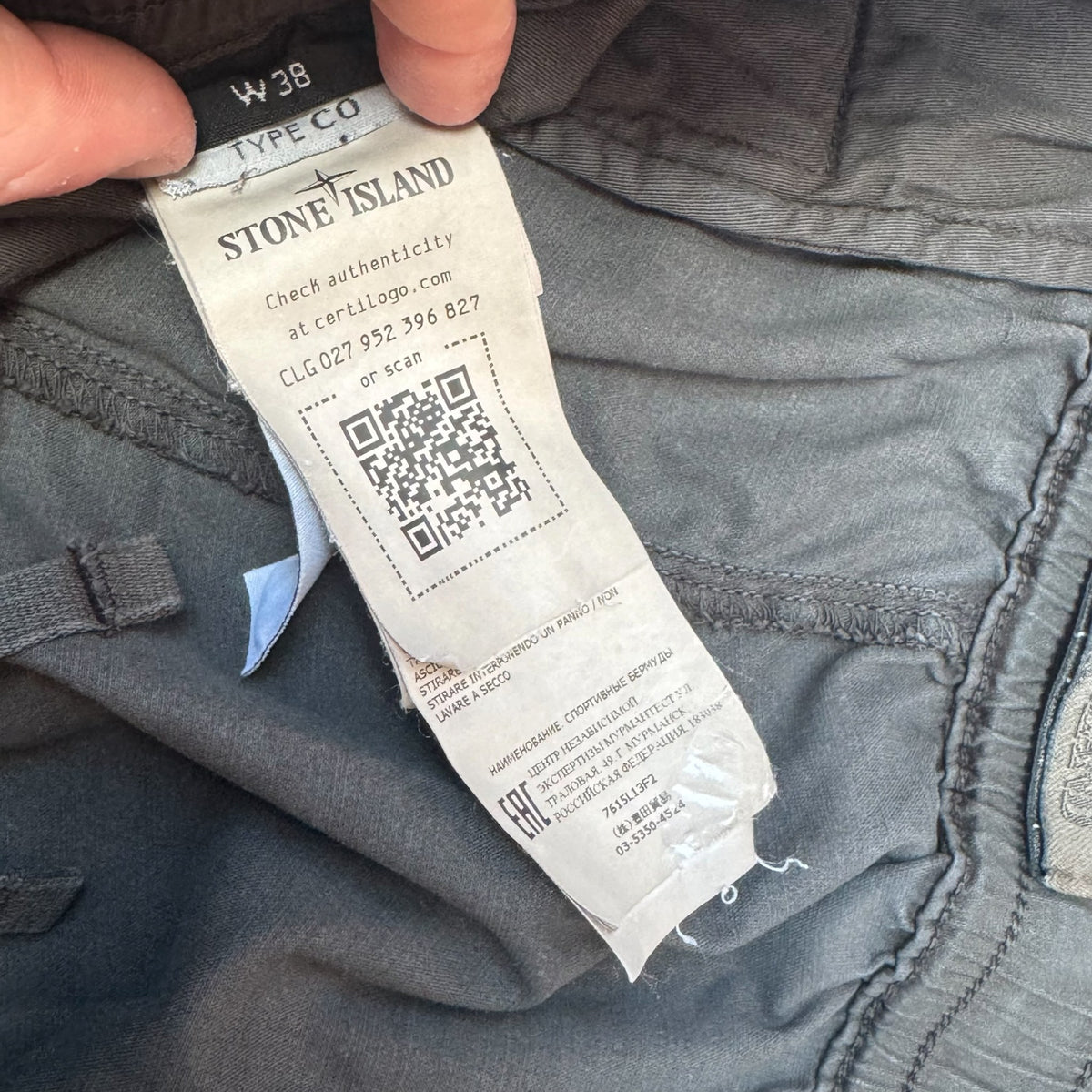 Stone Island Ghost Cargo Shorts 2021 Military Green Men's XXL W38 RRP £285