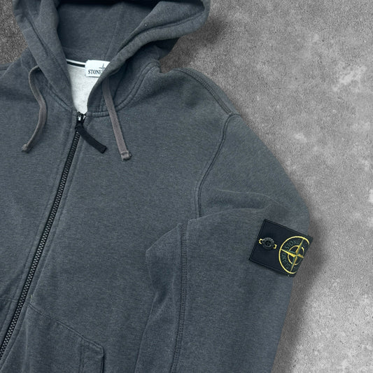 Stone Island Zip Hoodie compass badge