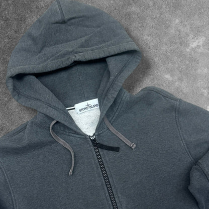 Stone Island Zip Hoodie hood and neck label