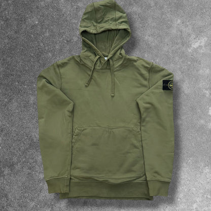 Stone Island Hoodie 2021 Olive Green Men's Medium RRP £350