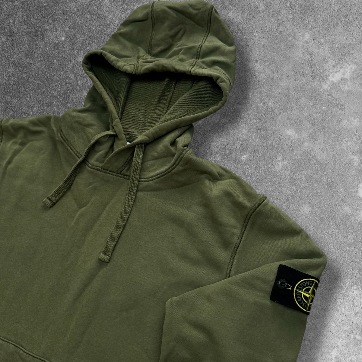 Stone Island Hoodie 2021 Olive Green Men's Medium RRP £350