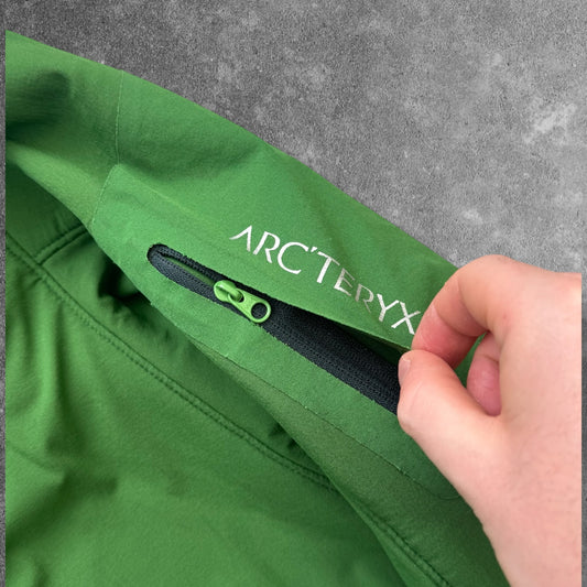 Arc'teryx Fleece Lined Softshell Hoody Green Men's Large