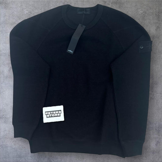 Stone Island Ghost Crewneck Jumper Black Size Medium Brand New with Tags RRP £365+