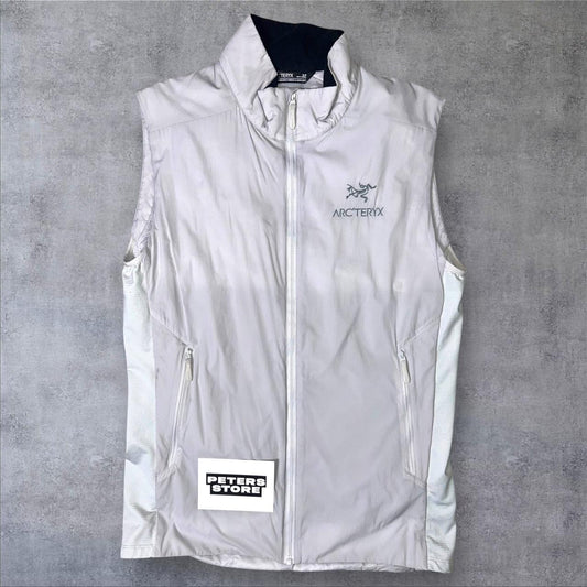 Arc’teryx Atom LT Vest Men’s Small White Lightweight Insulated Gilet RRP £200