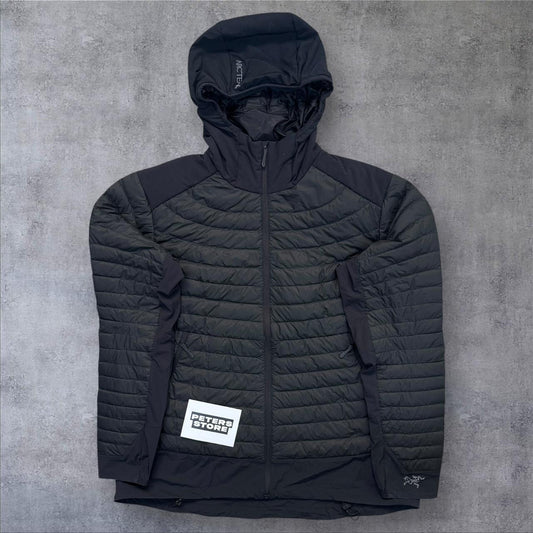 Arc’teryx Cerium Hybrid Hoody Women’s XL Black Insulated Lightweight Jacket RRP £280