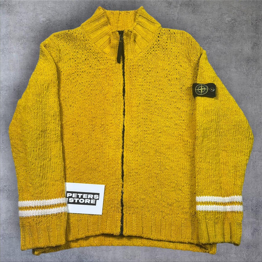 Yellow Stone Island Knit Jumper