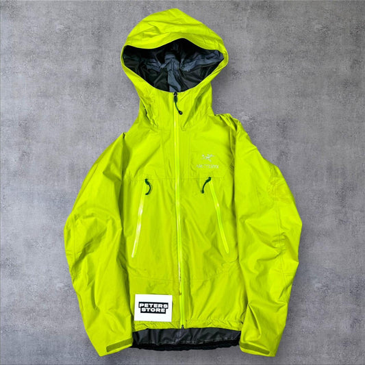Arc’teryx Beta Jacket Women’s Medium Yellow Gore-Tex Waterproof Outdoor Shell RRP £495