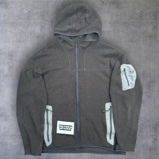 Arc’teryx Hooded Fleece Jacket Khkai Size Large RRP £300+