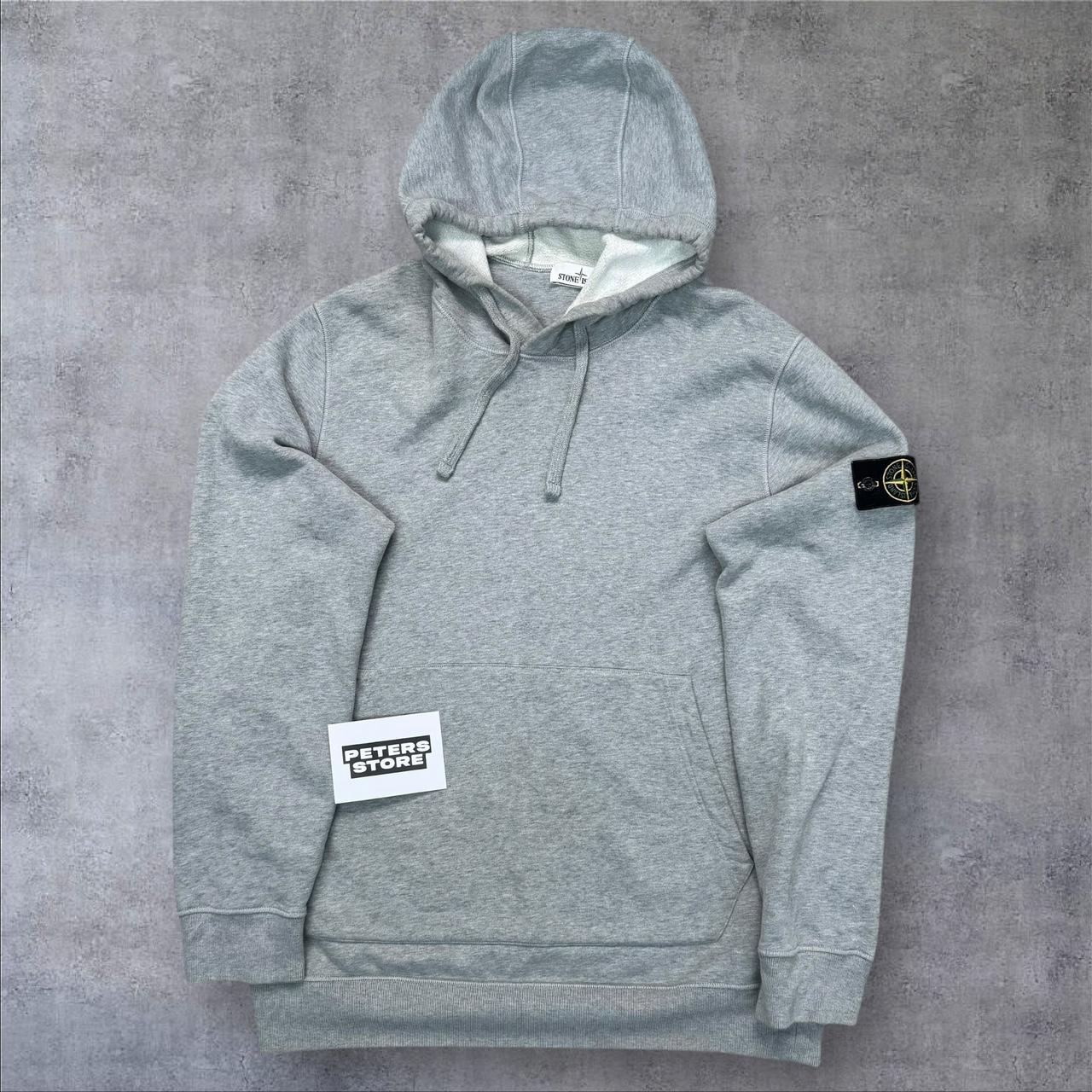 Stone Island Hoodie Men’s XL Grey Pullover Sweatshirt RRP £300