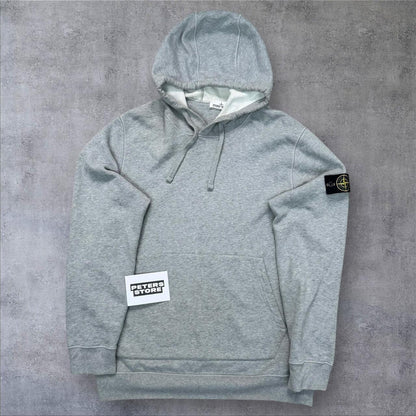 Stone Island Hoodie Men’s XL Grey Pullover Sweatshirt RRP £300